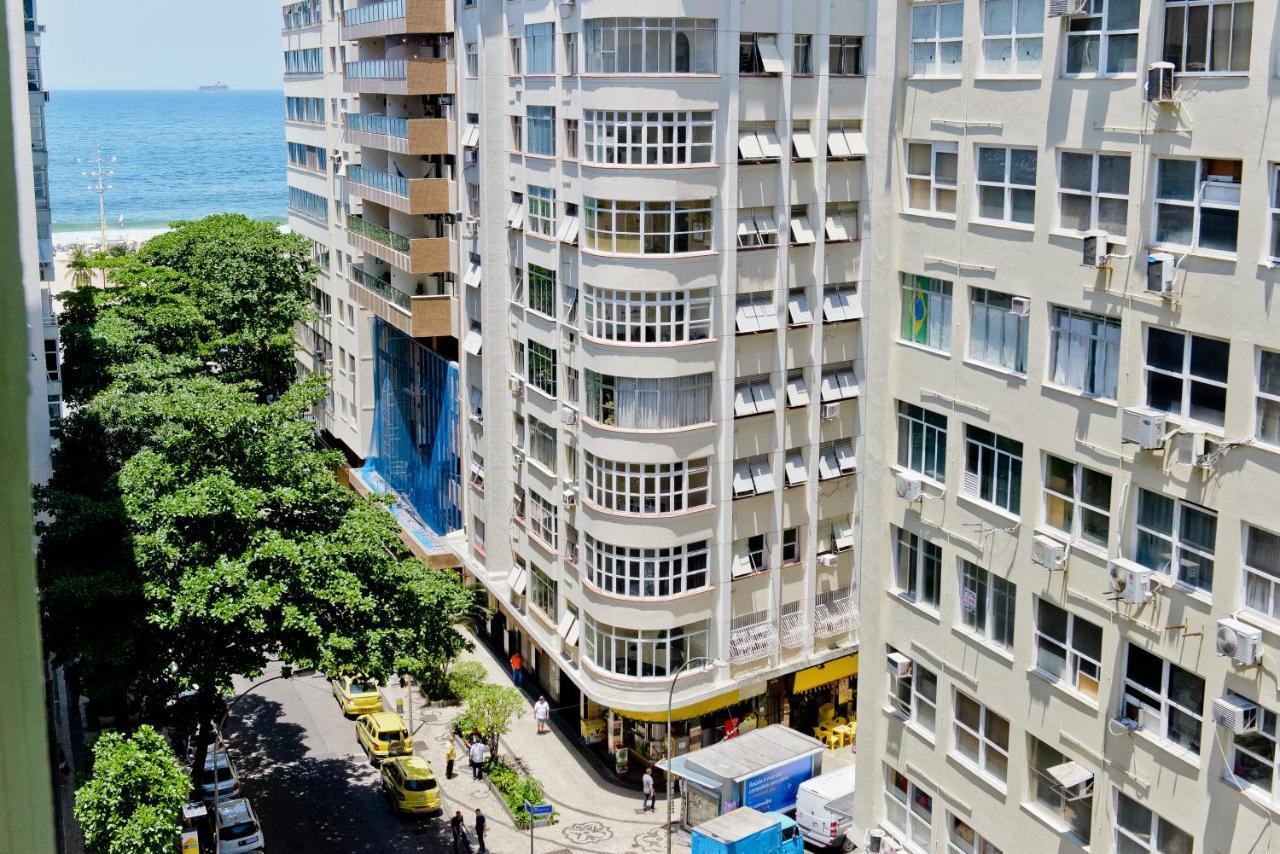 Vista Lateral Mar Copacabana Río de Janeiro Exterior foto