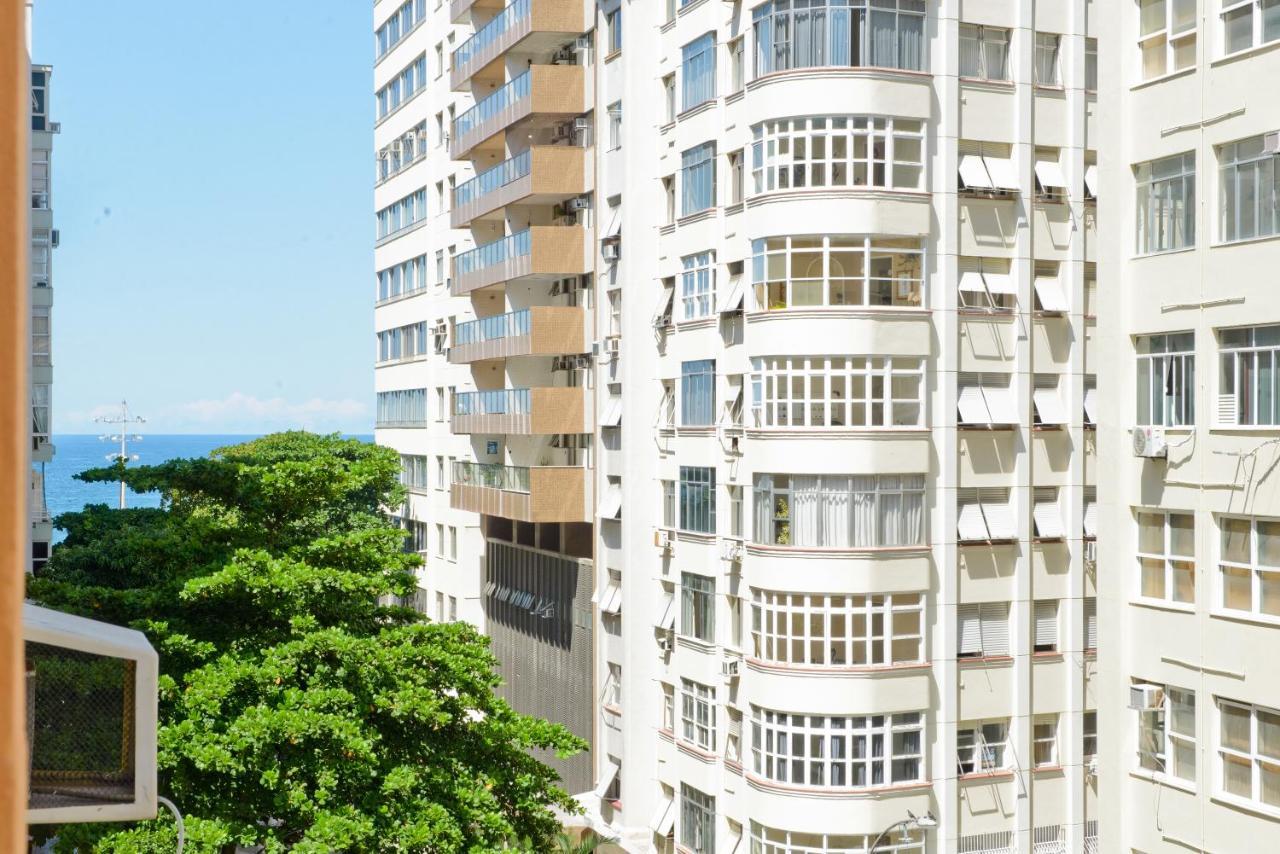 Vista Lateral Mar Copacabana Río de Janeiro Exterior foto