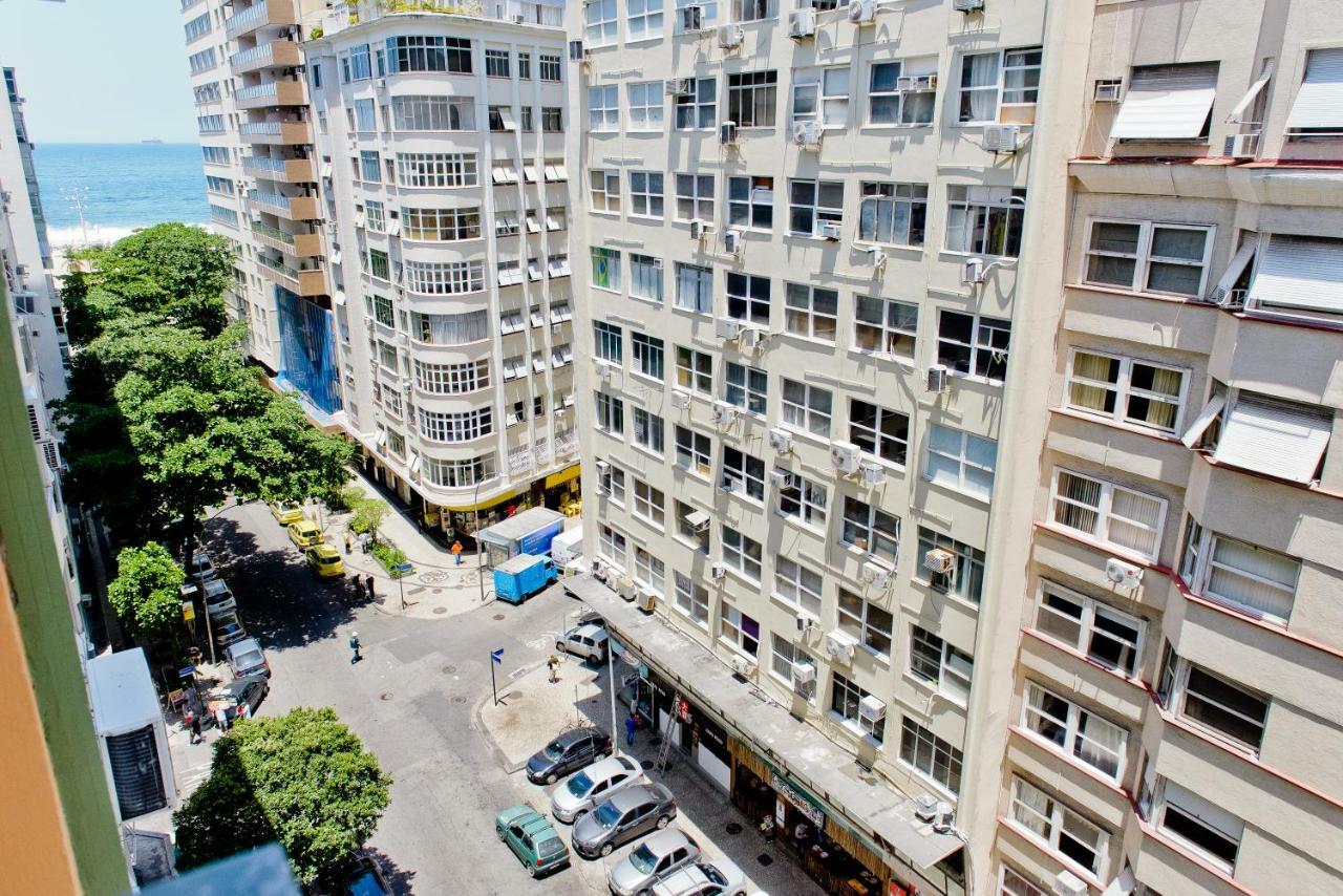 Vista Lateral Mar Copacabana Río de Janeiro Exterior foto