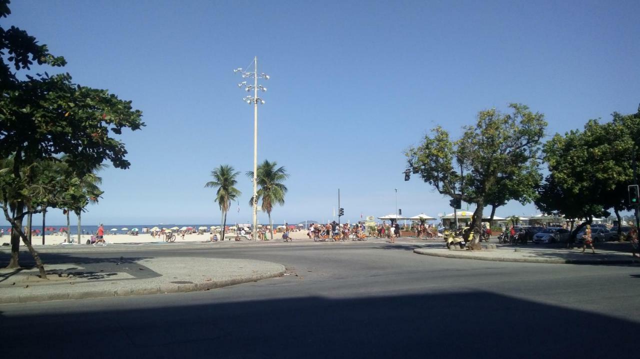 Vista Lateral Mar Copacabana Río de Janeiro Exterior foto