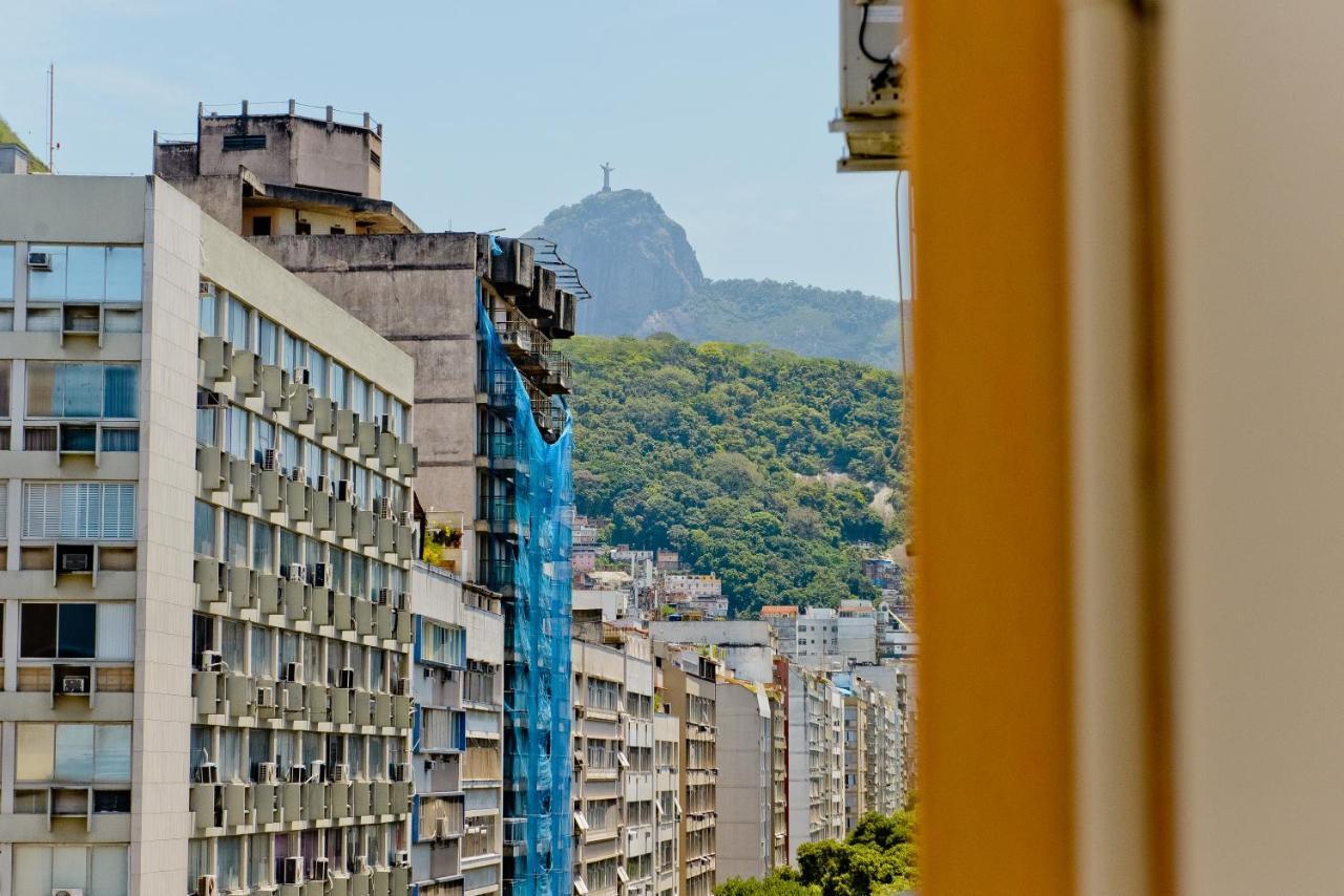 Vista Lateral Mar Copacabana Río de Janeiro Exterior foto